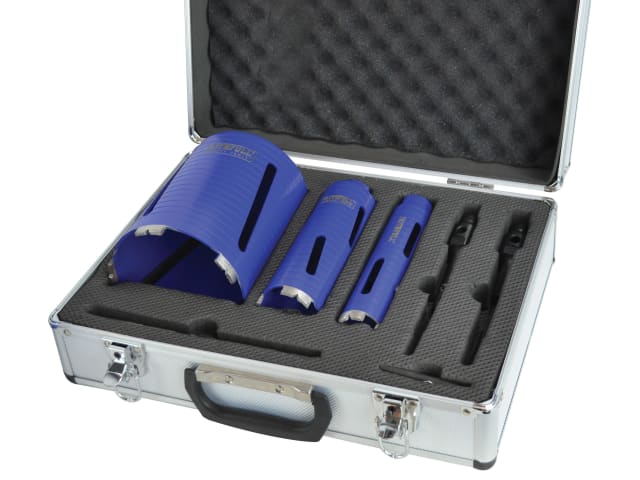 FAIDCKIT7 - Diamond Core Drill Kit & Case Set of 7