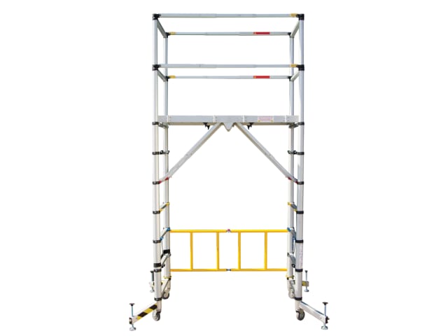 ZARTT002 - TT002 Teletower Aluminium Telescopic Scaffold Tower with Toeboards